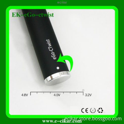 hot sale e cig product ego pen Variable voltage ego c twist battery
